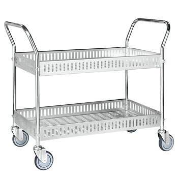 Bordsvagn, med sarg - Galvaniserad