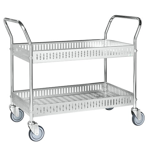 Bordsvagn, med sarg - Galvaniserad