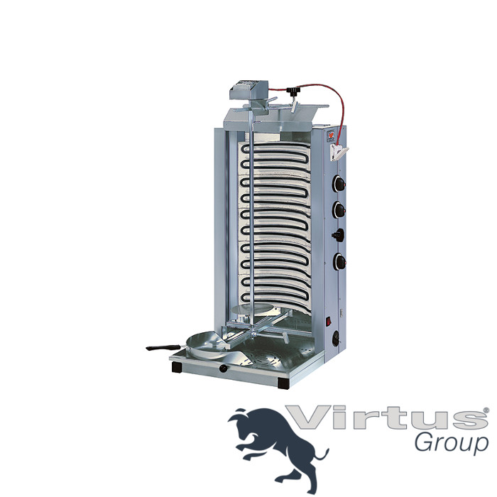 Kebabgrill, el, max 75 kg, toppmotor