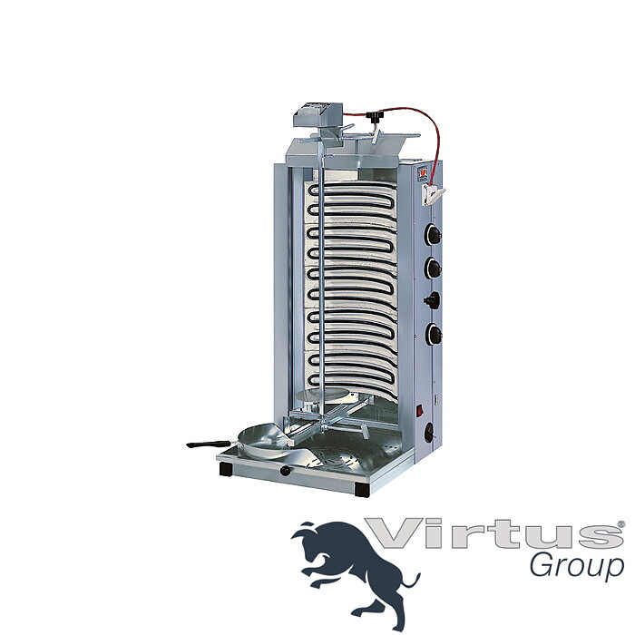 Kebabgrill, el, max 75 kg, toppmotor