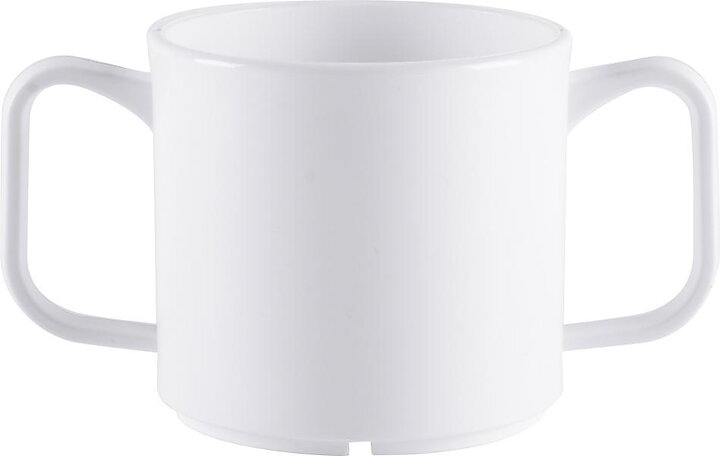 Mugg Progress 30 cl, två handtag, bisfenolfri, vit