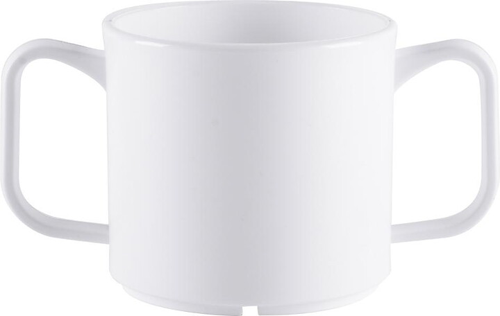 Mugg Progress 30 cl, två handtag, bisfenolfri, vit