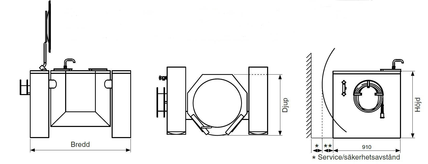 FPB Kokgryta 100 liter / Steamkittel - 2