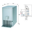 Isdispenser KD3, bordsmodell, 30 kg/24h