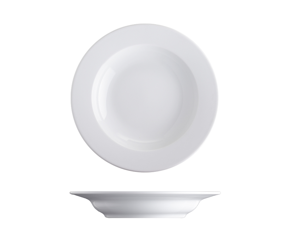 Restaurangtallrik Djup Basic Ø 22 cm