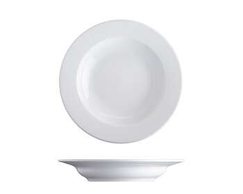 Restaurangtallrik Djup Basic Ø 22 cm
