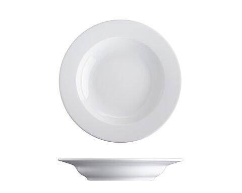 Restaurangtallrik Djup Basic Ø 22 cm