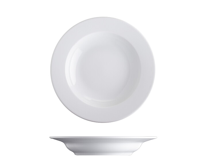 Restaurangtallrik Djup Basic Ø 22 cm
