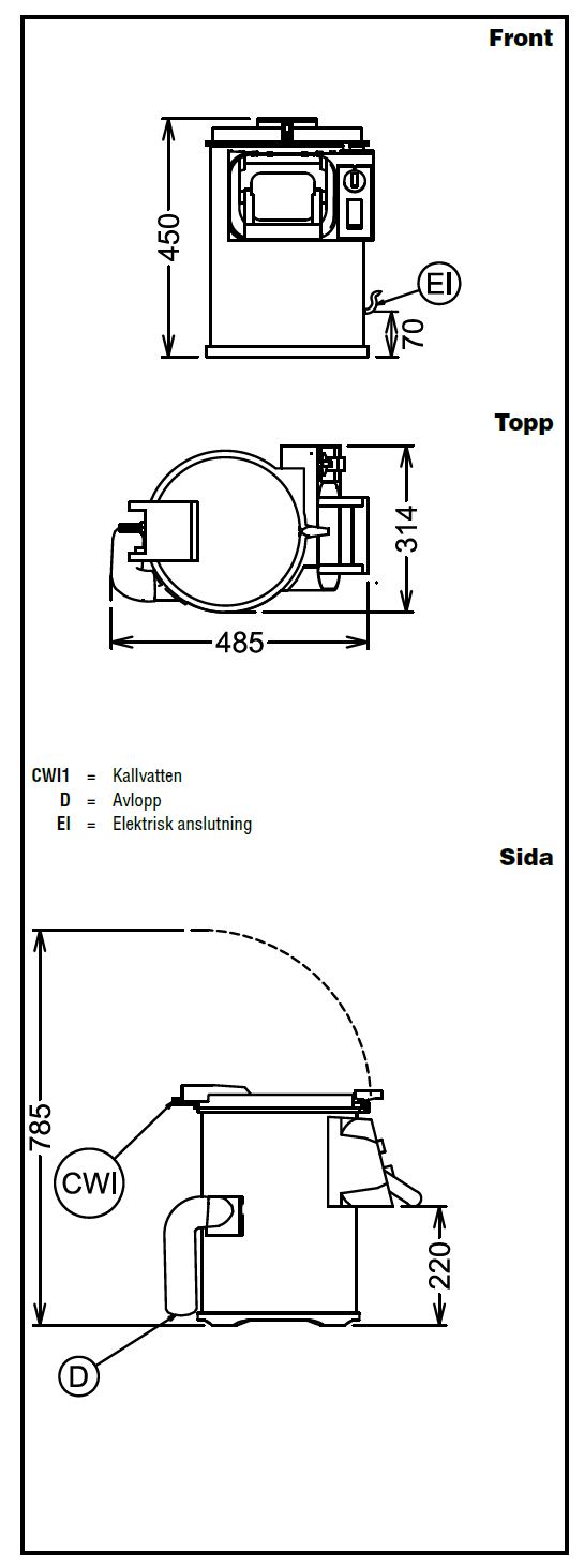 Potatisskalare Dito Sama T5S - 5 kg - 2