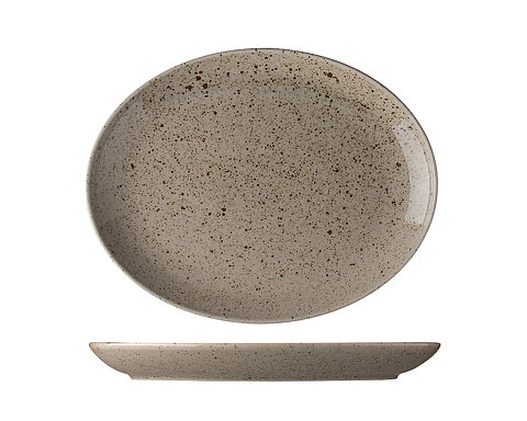 Tallrik Oval Natur Ø 32 cm
