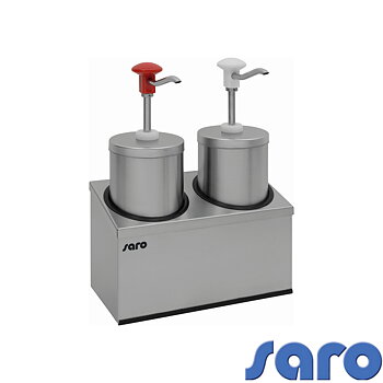 Såsdispenser, 2 x 2,25 liter