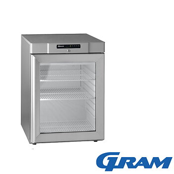 Kylskåp glasdörr, 128 liter