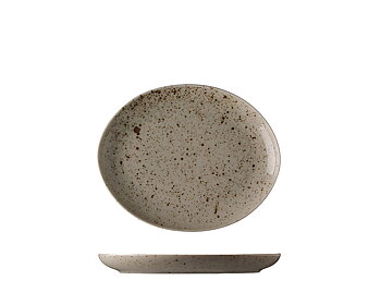 Tallrik Oval Natur Ø 20 cm