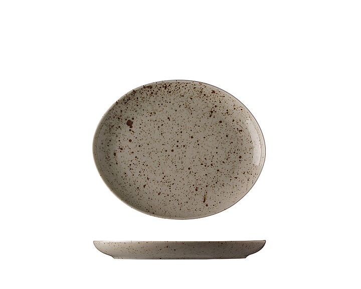 Tallrik Oval Natur Ø 20 cm
