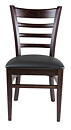Stol James R, wenge / svart 