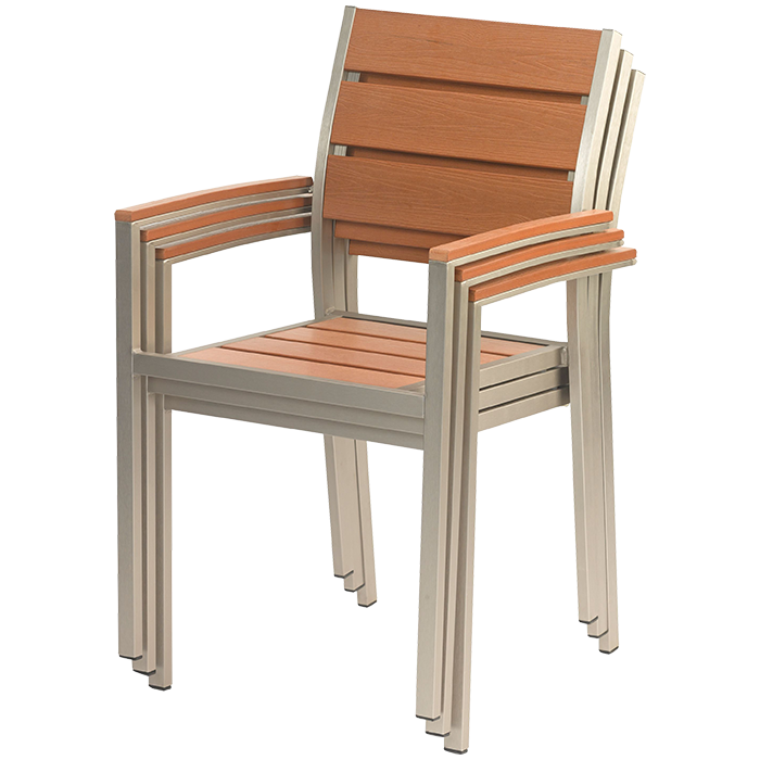 Karmstol, NESTOR, teak - 2