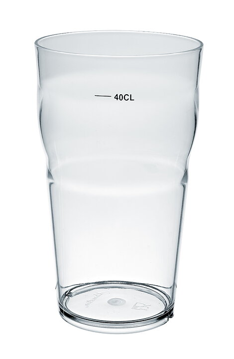 Ölglas Tritan 50 cl, markering 40 cl, stapelbart
