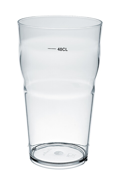 Ölglas Tritan 50 cl, markering 40 cl, stapelbart