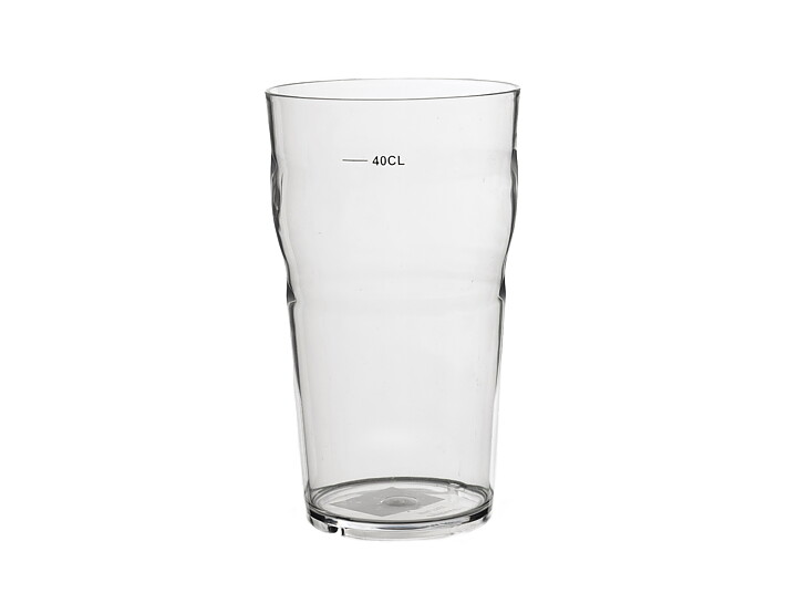 Ölglas Tritan 50 cl, markering 40 cl, stapelbart