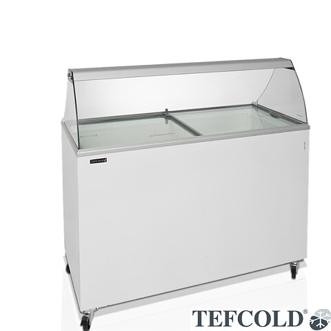 Skopglassfrys  IC400SC-SO 10×5 liter, plana skjutlock