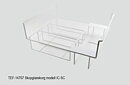 Skopglassfrys  IC400SC-SO 10×5 liter, plana skjutlock