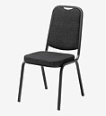 Konferensstol STYLE svart tyg / svart stativ