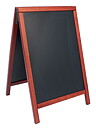 Griffeltavla DELUX, 55x85 cm, Mahogny