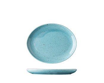 Tallrik Oval Arcticblue Ø 20 cm
