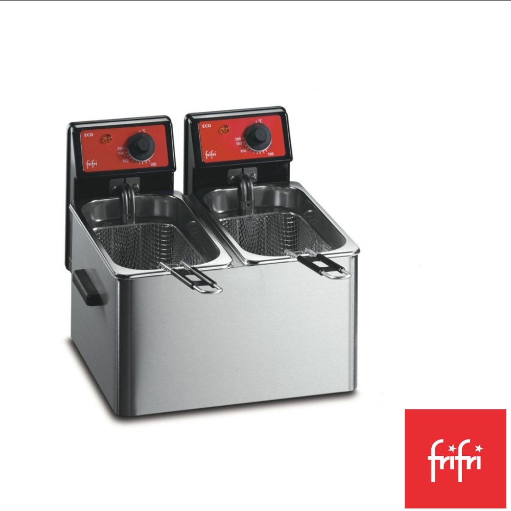 Fritös FriFri Eco, 4+4 liter