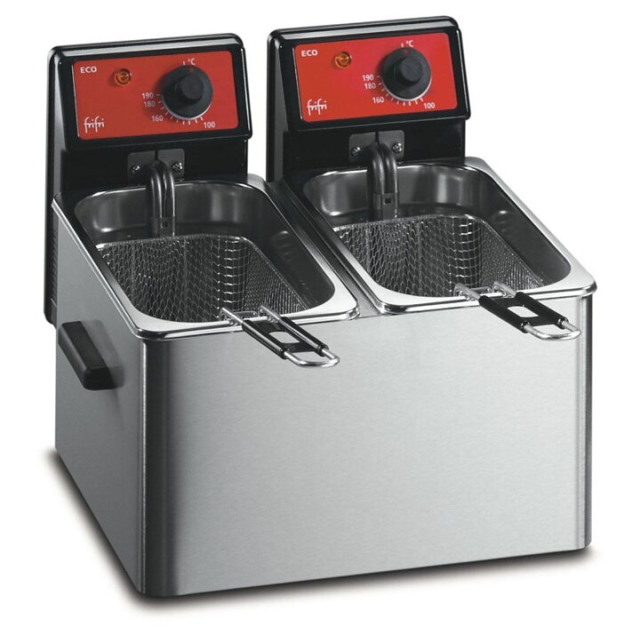 Fritös FriFri Eco, 4+4 liter