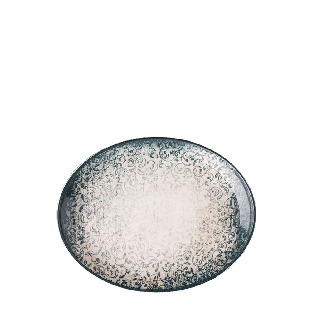 Tallrik, oval, 20×16 cm