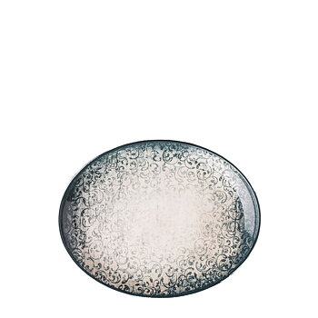 Tallrik, oval, 20×16 cm
