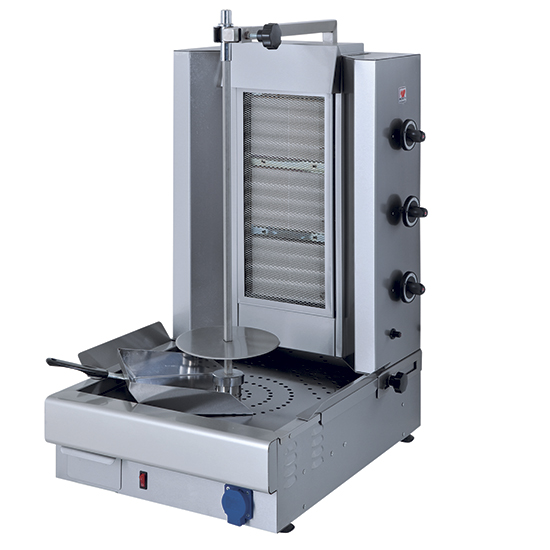 Kebabgrill, gas, max 35 kg, bottenmotor - 2