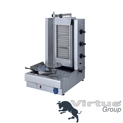 Kebabgrill, gas, max 35 kg, bottenmotor