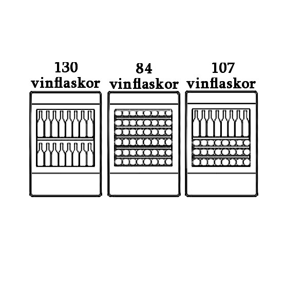 Vinkyl I.AM 1200, svart med silverkant