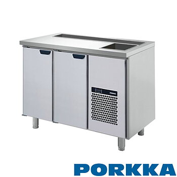 Barkylbänk, 2 dörrar