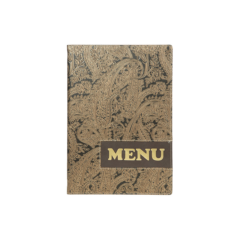 Menypärm Design , A4, PU-läder, PAISLEY