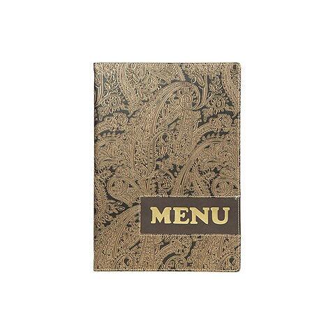 Menypärm Design , A4, PU-läder, PAISLEY