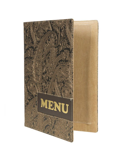 Menypärm Design , A4, PU-läder, PAISLEY - 4