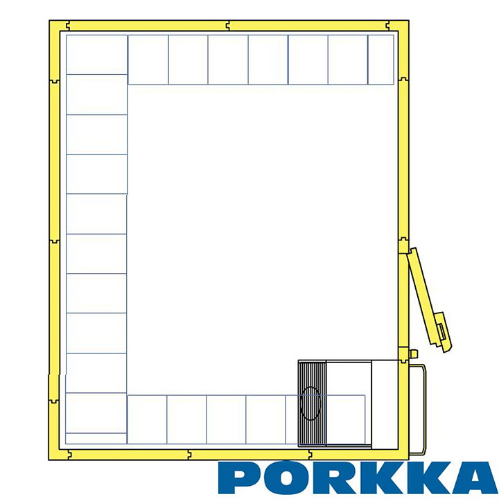 Kylrum, 330 x 270 cm, R452a 