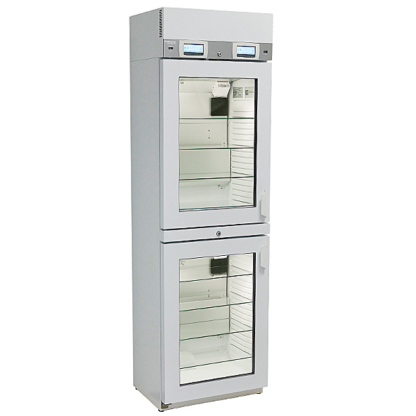 Medicinkyl ProMed med glasdörr 82+73 Liter 2/8°C