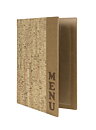 Menypärm Design , A4, PU-läder, CORK