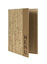 Menypärm Design , A4, PU-läder, CORK