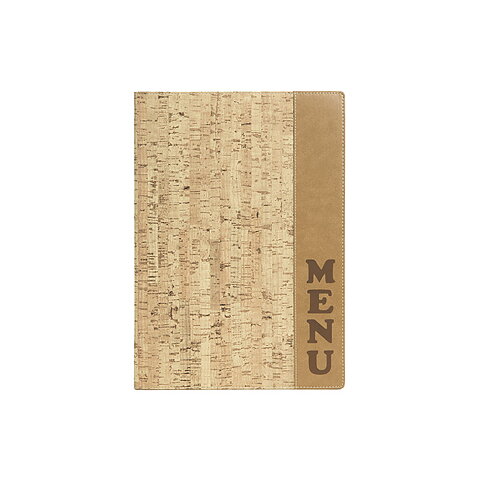 Menypärm Design , A4, PU-läder, CORK