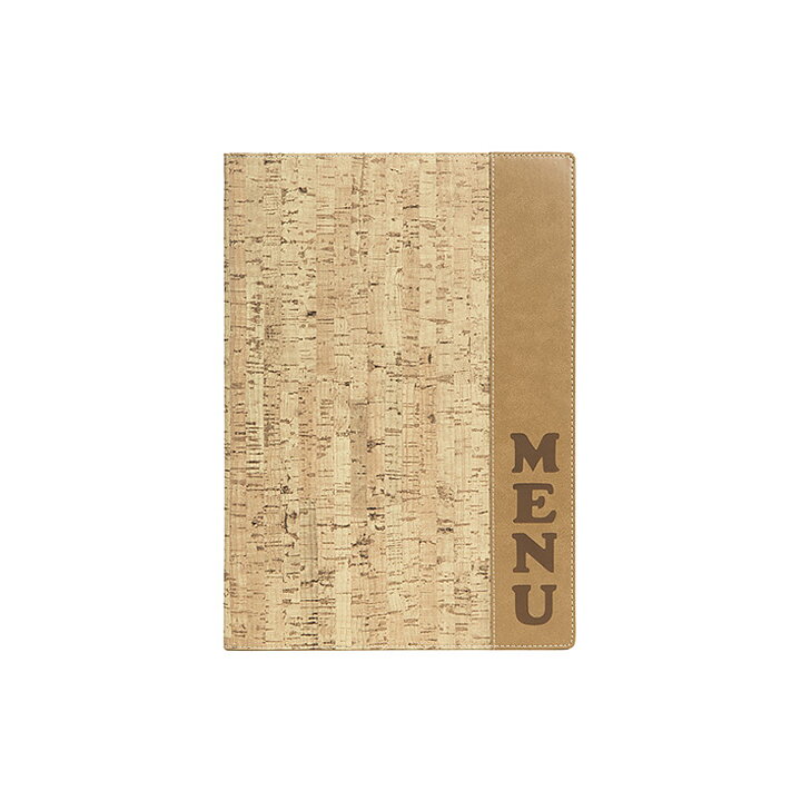 Menypärm Design , A4, PU-läder, CORK