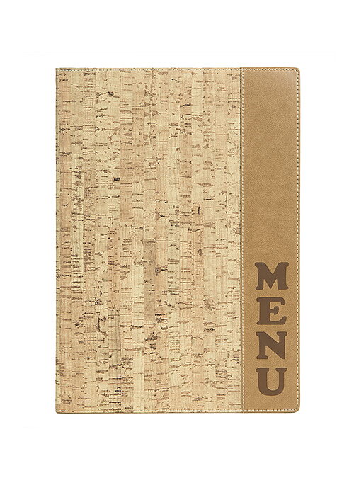 Menypärm Design , A4, PU-läder, CORK