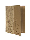 Vinmeny Design , A4, PU-läder, CORK