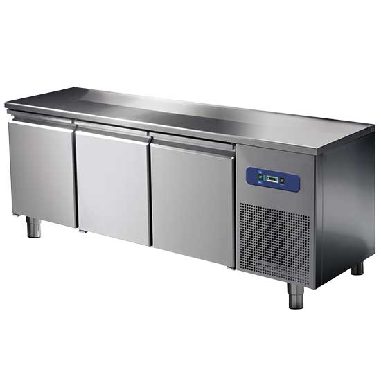 Kylbänk, 3 dörrar GN 1/1 + 1 låda - 2
