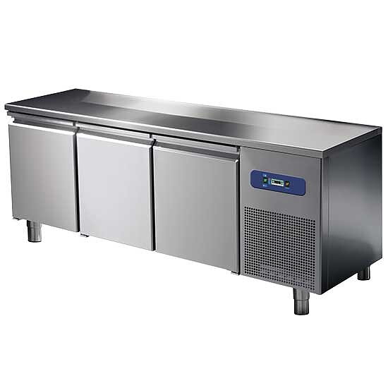 Kylbänk, 3 dörrar GN 1/1 + 1 låda
