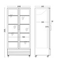 Displaykyl SD 826 BE, 776  liter